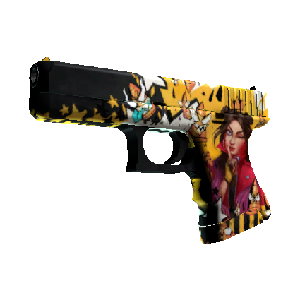 StatTrak™ Glock-18 | Bullet Queen (Minimal Wear)