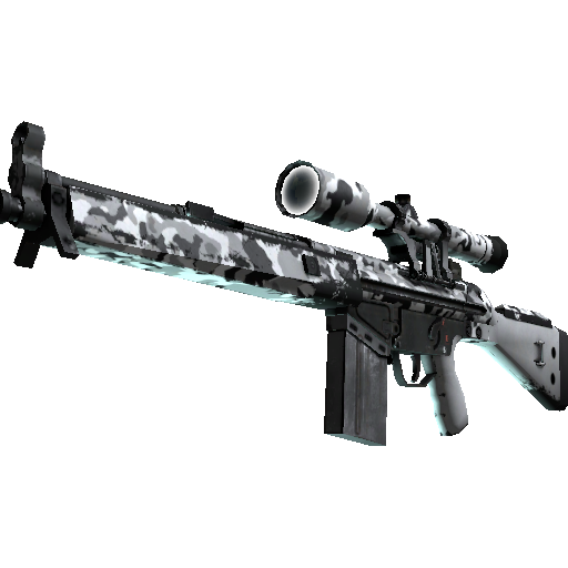 Souvenir G3SG1 | Polar Camo (Well-Worn)