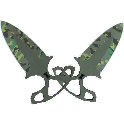 ★ Shadow Daggers | Boreal Forest (Well-Worn)