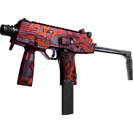 MP9 | Ruby Poison Dart (Minimal Wear)