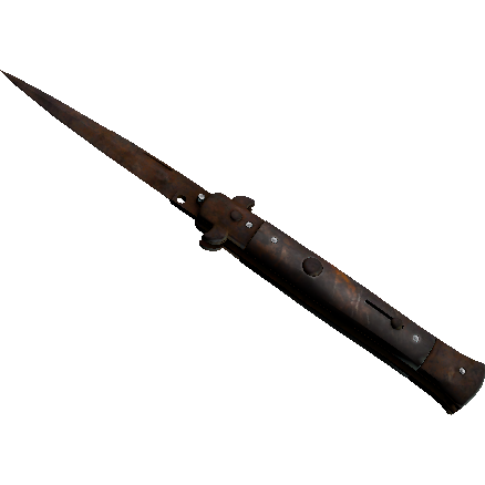 ★ Stiletto Knife | Rust Coat (Battle-Scarred)