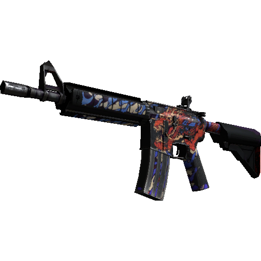 StatTrak™ M4A4 | 龍王 (Dragon King) (Battle-Scarred)