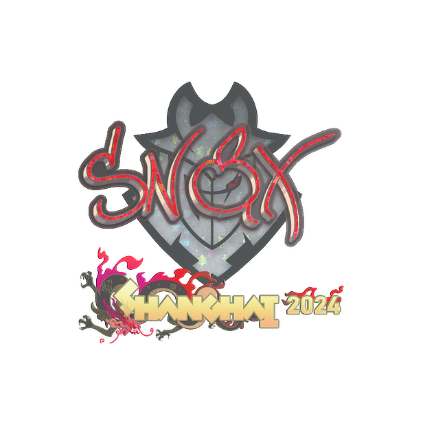 Sticker | Snax (Glitter) | Shanghai 2024