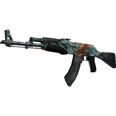 StatTrak™ AK-47 | Aquamarine Revenge (Battle-Scarred)