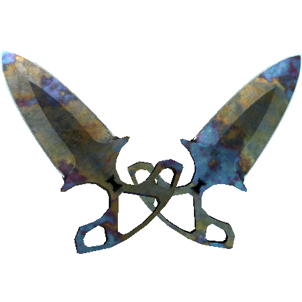 ★ Shadow Daggers | Case Hardened (Battle-Scarred)