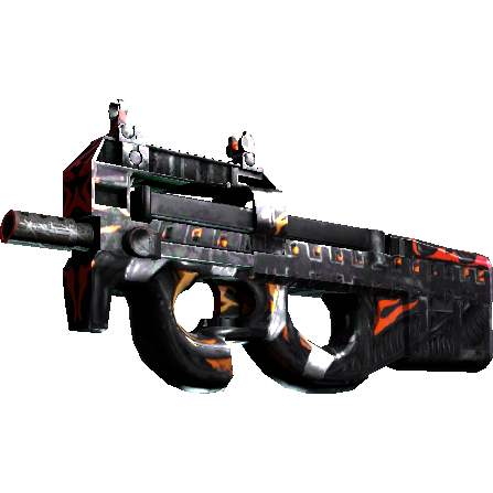 StatTrak™ P90 | Vent Rush (Well-Worn)