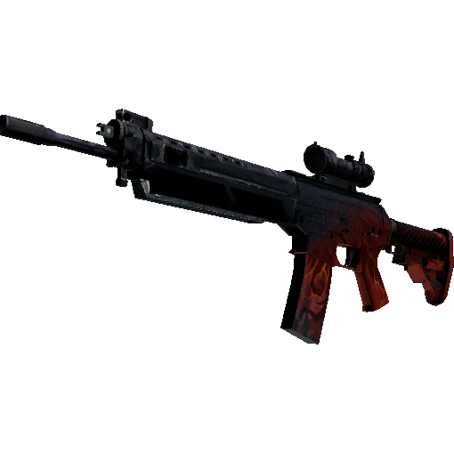 StatTrak™ SG 553 | Darkwing (Battle-Scarred)