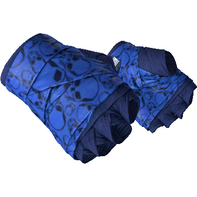 ★ Hand Wraps | Cobalt Skulls (Minimal Wear)