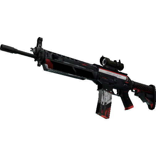 SG 553 | Cyrex (Battle-Scarred)