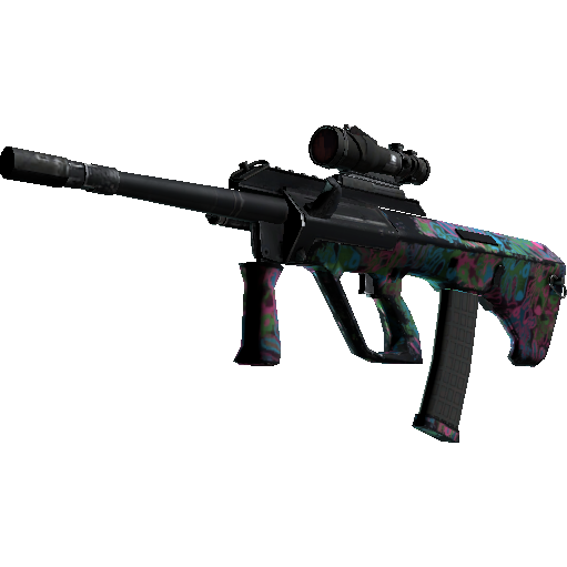 StatTrak™ AUG | Death by Puppy (Well-Worn)