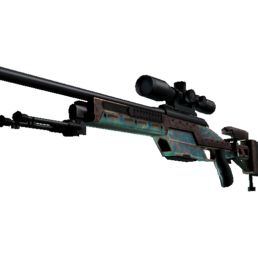 Souvenir SSG 08 | Azure Glyph (Minimal Wear)