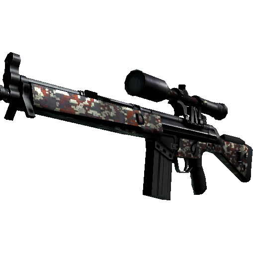 StatTrak™ G3SG1 | Digital Mesh (Battle-Scarred)