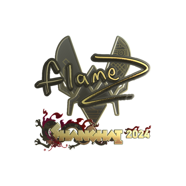 Sticker | FlameZ (Gold) | Shanghai 2024