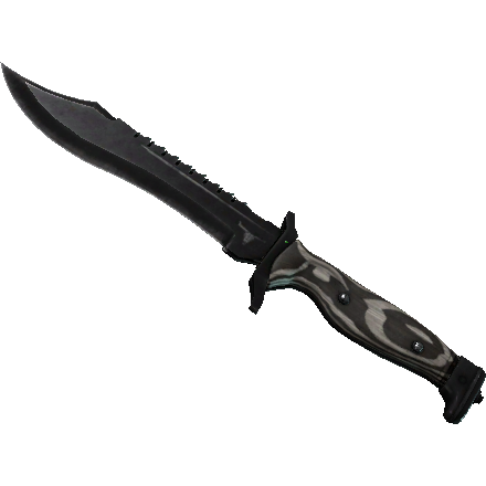 ★ Bowie Knife | Black Laminate (Well-Worn)