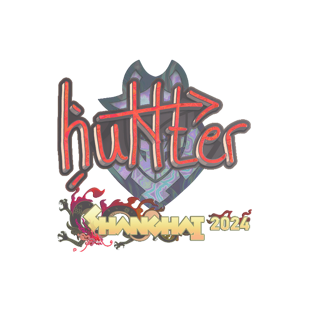 Sticker | huNter- (Holo) | Shanghai 2024