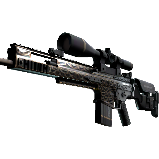 SCAR-20 | Fragments (Well-Worn)