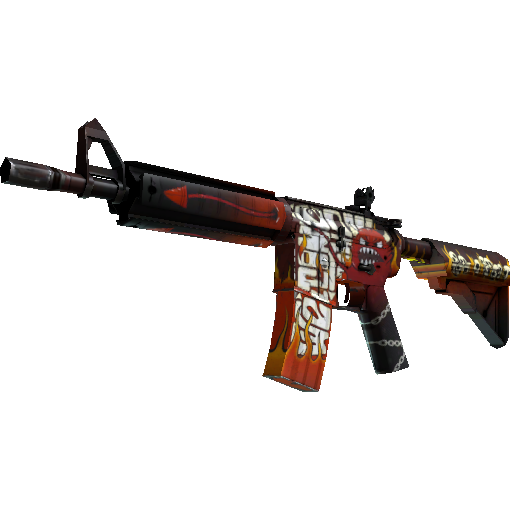 StatTrak™ M4A4 | Hellfire (Factory New)