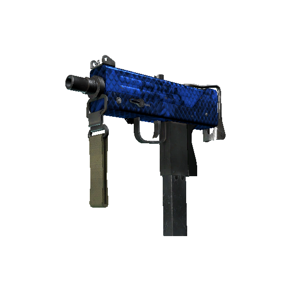 StatTrak™ MAC-10 | Lapis Gator (Well-Worn)