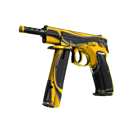 CZ75-Auto | Yellow Jacket (Well-Worn)