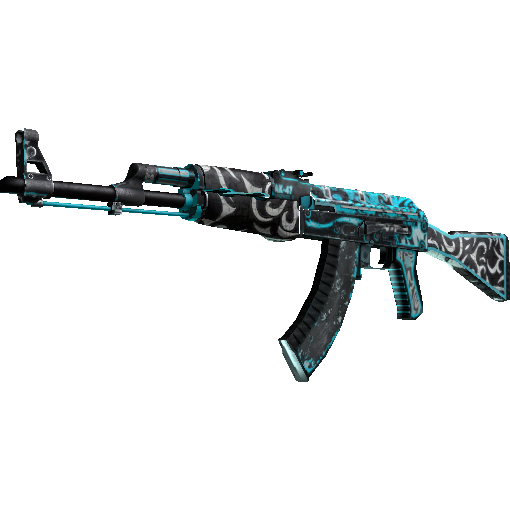 StatTrak™ AK-47 | Frontside Misty (Battle-Scarred)