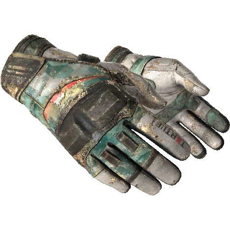 ★ Moto Gloves | Spearmint (Battle-Scarred)