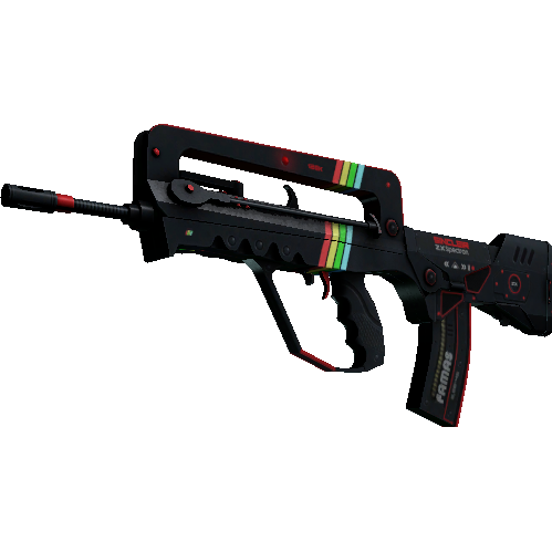 StatTrak™ FAMAS | ZX Spectron (Battle-Scarred)