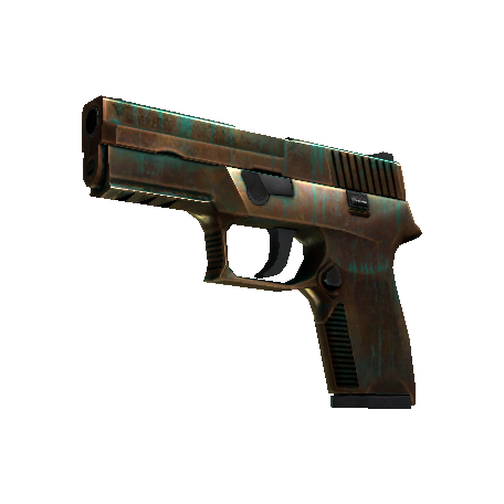 StatTrak™ P250 | Verdigris (Well-Worn)