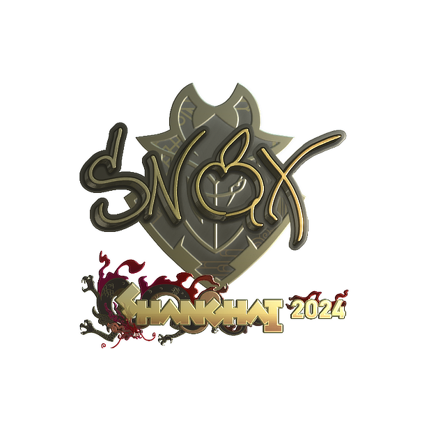 Sticker | Snax (Gold) | Shanghai 2024