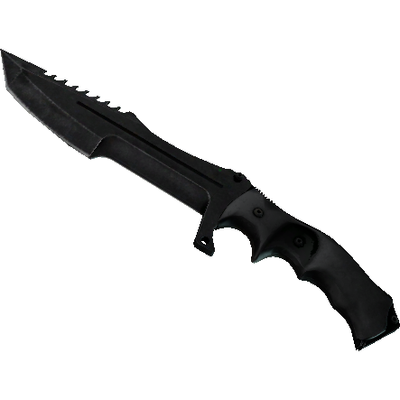 ★ StatTrak™ Huntsman Knife | Black Laminate (Well-Worn)