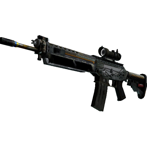 StatTrak™ SG 553 | Aerial (Battle-Scarred)