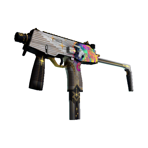 MP9 | Starlight Protector (Well-Worn)