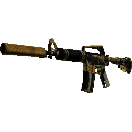 M4A1-S | Golden Coil (Battle-Scarred)