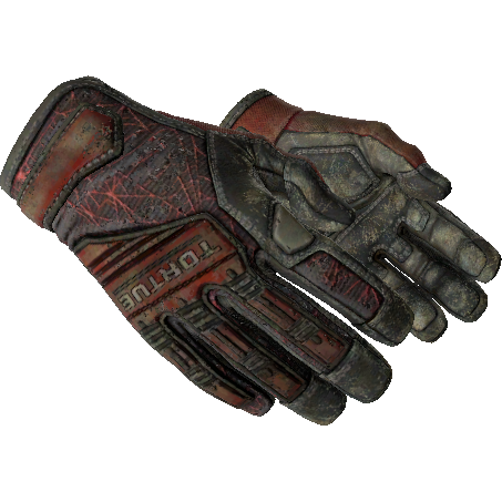 ★ Specialist Gloves | Crimson Web (Battle-Scarred)