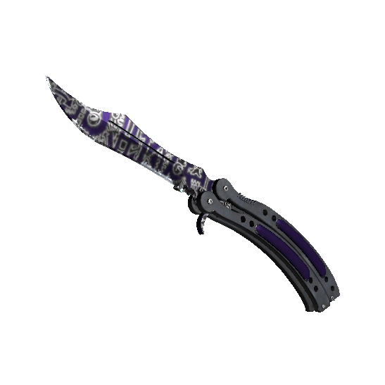 ★ StatTrak™ Butterfly Knife | Freehand (Well-Worn)