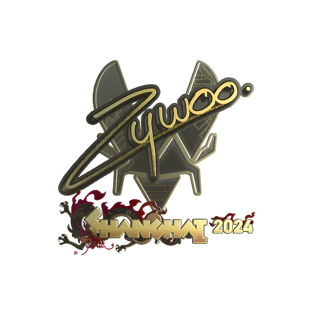 Sticker | ZywOo (Gold) | Shanghai 2024