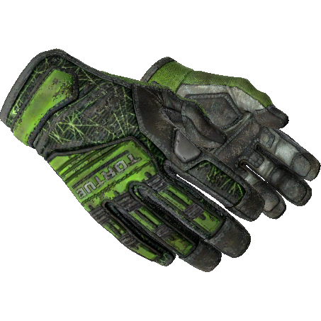 ★ Specialist Gloves | Emerald Web (Battle-Scarred)