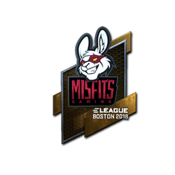 Sticker | Misfits Gaming (Foil) | Boston 2018