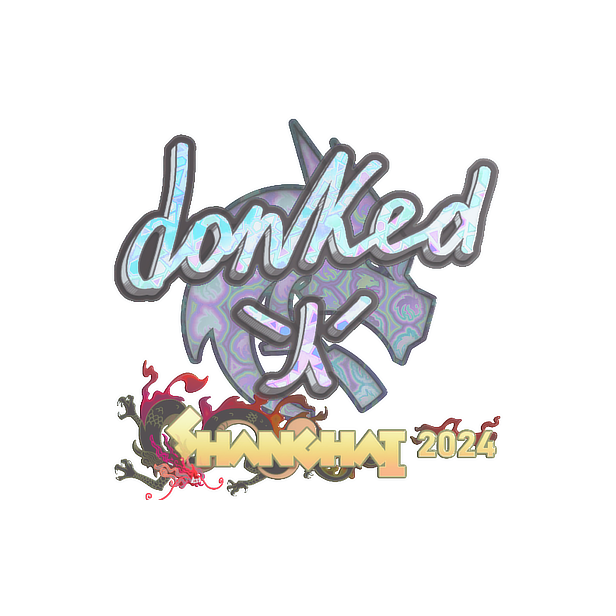 Sticker | donk (Holo) | Shanghai 2024