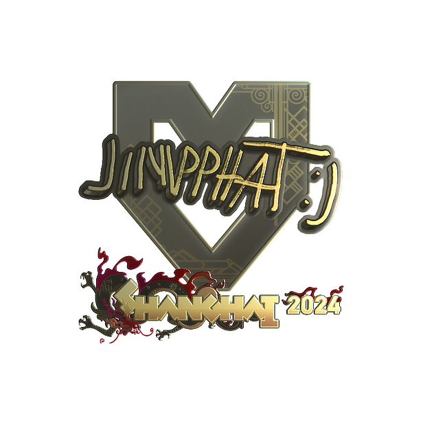 Sticker | Jimpphat (Gold) | Shanghai 2024