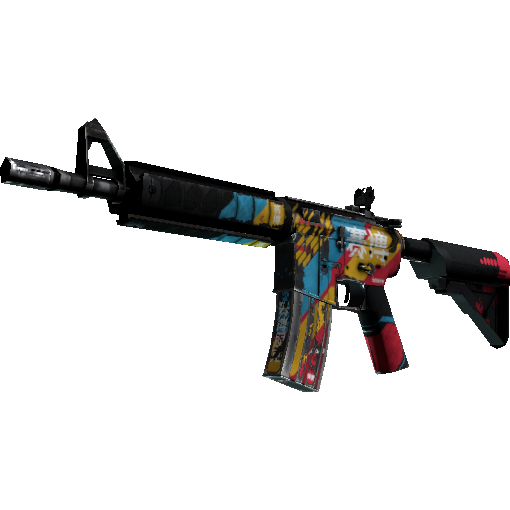 M4A4 | Cyber Security (Battle-Scarred)