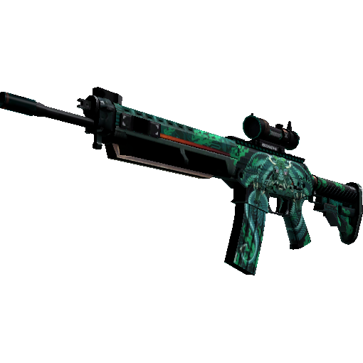 StatTrak™ SG 553 | Dragon Tech (Factory New)