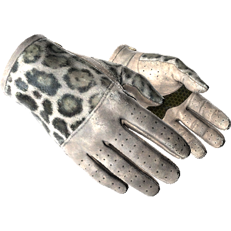 ★ Driver Gloves | Snow Leopard (Well-Worn)