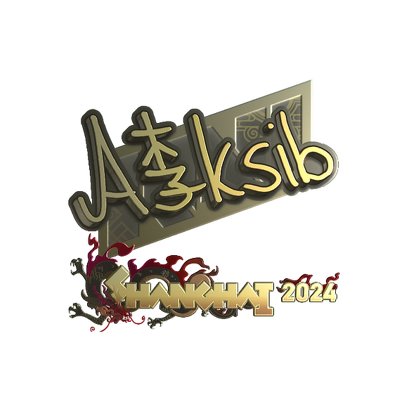 Sticker | Aleksib (Gold) | Shanghai 2024