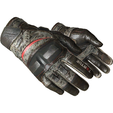 ★ Moto Gloves | Boom! (Well-Worn)