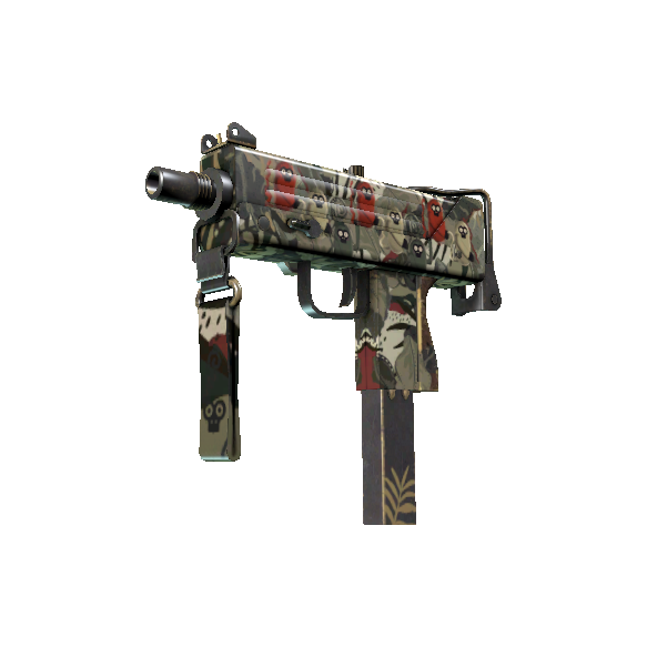 StatTrak™ MAC-10 | Monkeyflage (Factory New)