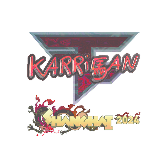 Sticker | karrigan (Holo) | Shanghai 2024