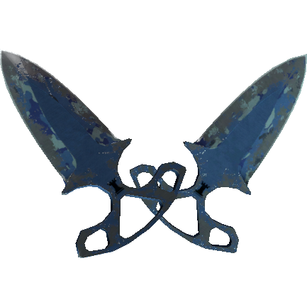 ★ StatTrak™ Shadow Daggers | Bright Water (Battle-Scarred)