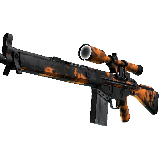 StatTrak™ G3SG1 | Orange Crash (Well-Worn)