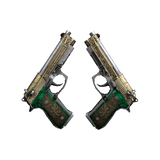 StatTrak™ Dual Berettas | Royal Consorts (Battle-Scarred)