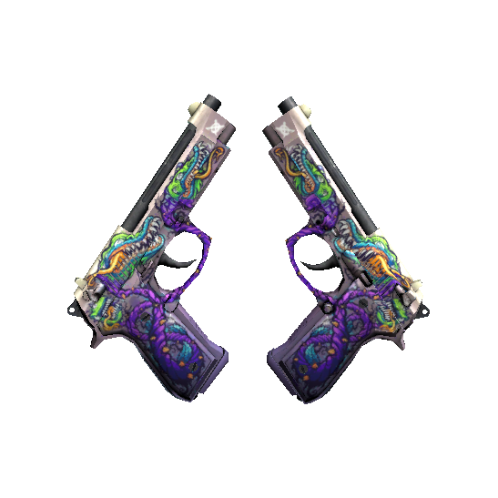 StatTrak™ Dual Berettas | Flora Carnivora (Minimal Wear)